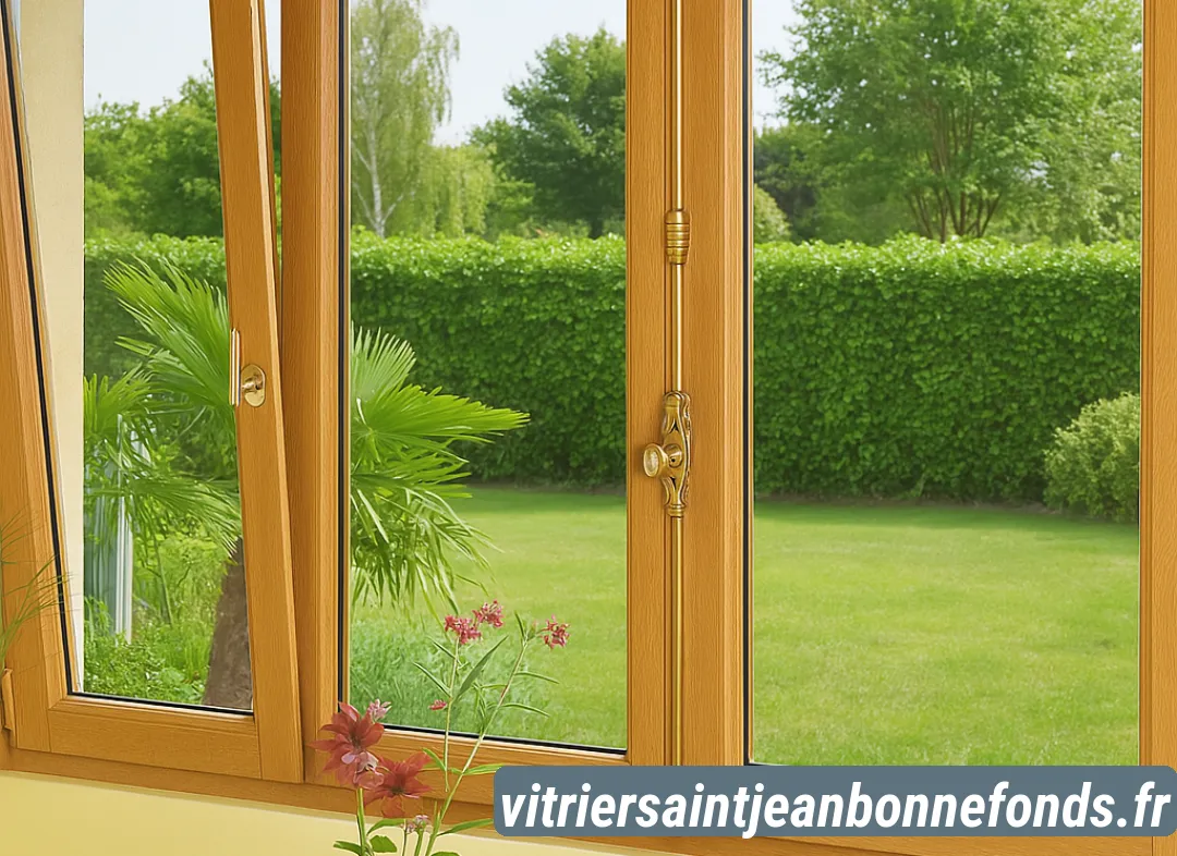 Installation de fenêtre en bois sur mesure Saint-Jean-Bonnefonds