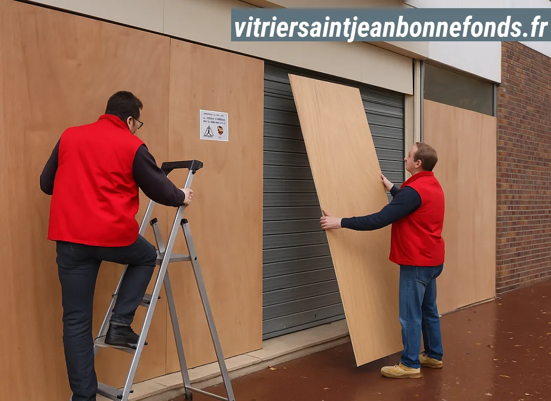 Mise en sécurité fermeture provisoire Saint-Jean-Bonnefonds